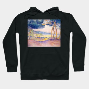 Pines Along the Shore by Henri-Edmond Cross Hoodie